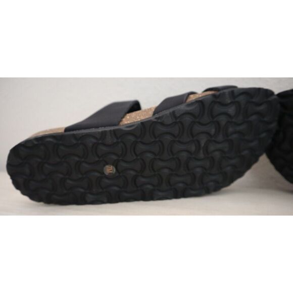 Maui Island 771314 Women's Sz 7M Black Hampton 2-Strap Slip-On Sandals - Picture 10 of 13
